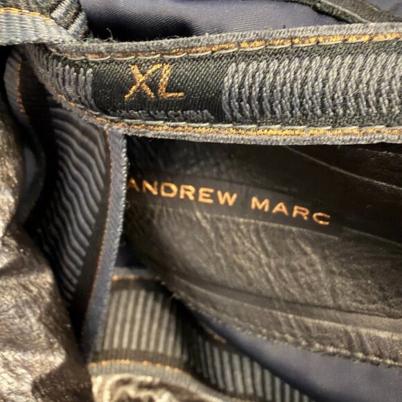 🧥 Andrew Marc Alpine Jacket – Men’s XL – Dark Gray – Real Fur Trim 🧥 - Picture 5 of 13